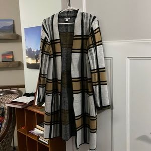 Nine West plaid cardigan